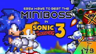 Easy ways to beat Sonic 3's Minibosses (Sprite Animation)