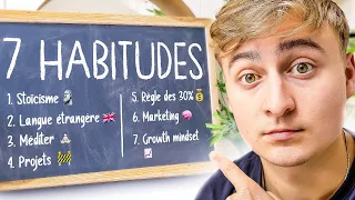 Ces 7 habitudes ont changé ma vie