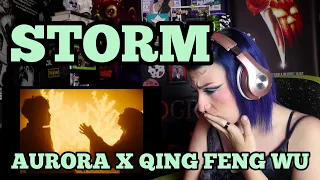 REACTION | AURORA x QING FENG WU "STORM" (MUSIC VIDEO)