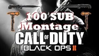 black ops 2 combat axe and ballistic knife montage 100 sub special