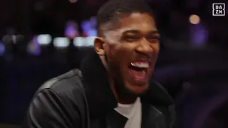 Anthony Joshua MOCKS Deontay Wilder "TO THIS DAY/TILL THIS DAY" TWICE plus EPIC face TWITCH!