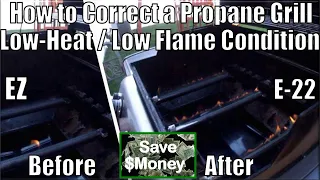 Gas Grill Low Heat or Low Flame