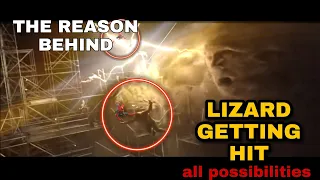 all possibilities of lizard getting hit  || spiderman nwh