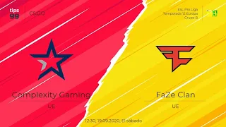 [ENG] LIVE Complexity vs. Faze Clan - IEM Cologne 2021