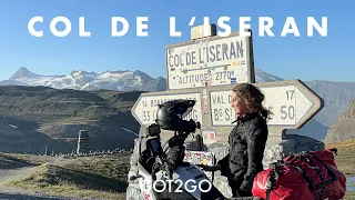 COL DE L'ISERAN: Over the HIGHEST PASS in the alps from France to Switzerland