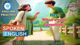 Basic English Practice about Favourites | English Conversation Practice | Simple English