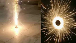 Craziest Fire Crackers Show / Experiment - what happens if touch flower pot(chicchubuddi)