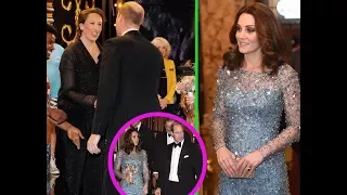 William talk with Miranda Hart ,Kate fun at the glittering Royal Variety Performance show