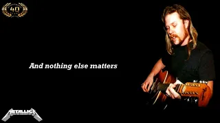 Metallica - Nothing Else Matters (Lyrics) (40th anniversary)