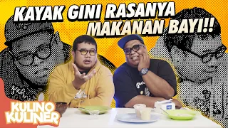 MENCOBA MAKANAN BAYI SAAT SUDAH BERUSIA KEPALA TIGA // Kulino Kuliner