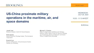 US-China proximate military operations in the maritime, air, and space domains