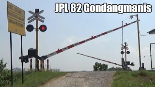 Palang Pintu Kereta Baru JPL 82 Gondangmanis Jombang