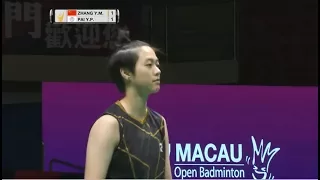 Macau Open 2017 | Badminton SF M2-WS | Zhang Yiman vs Pai Yu Po