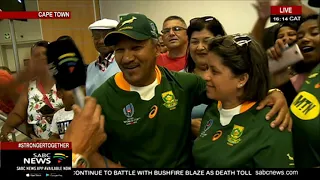 Capetonians keenly waiting for the arrival of Springboks