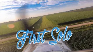 First Tailwheel Solo & Grass Farm Strip Landing!