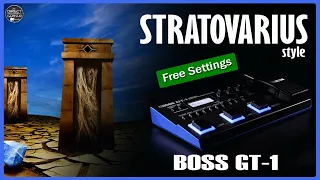 BOSS GT1 Lead Tone - Stratovarius style