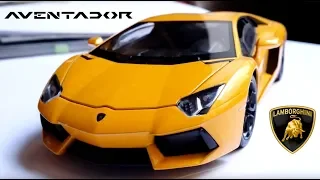 Reviewing the 1/24 Lamborghini Aventador LP 700-4 by Welly