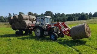 Вожу рулоны прицепом РОУ 6.Полная загрузка.