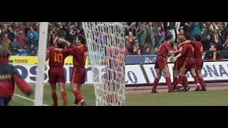 ROMA-Juventus 2-1 Giannini, Hässler 4ª giornata Ritorno 28-02-1993 Servizio da La Domenica Sportiva