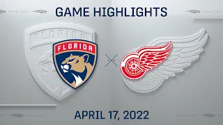 NHL Highlights | Panthers vs. Red Wings - Apr. 17, 2022