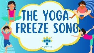 Yoga Freeze Song | Warm Up | Action Song for Kids | Yoga Guppy by Rashmi Ramesh