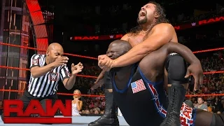 Mark Henry vs. Rusev - United States Championship Match: Raw, Aug. 1, 2016