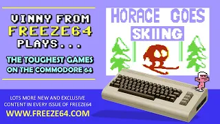 Tough games on the Commodore 64: Horace Goes Skiing