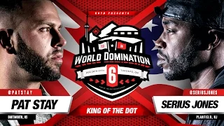 KOTD - Rap Battle - Pat Stay vs Serius Jones | #WD6ix