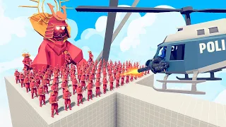 100x DEMONIC SAMURAI + 3x GIANT SAMURAI vs EVERY GODS - Totally Accurate Battle Simulator TABS