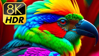 Most Beautiful Birds in The World in 8K HDR 60fps for 8K & 4K TVs