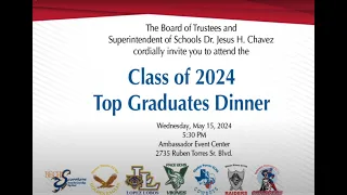 Class of 2024 Top Graduates Dinner