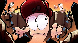 HUNKER DOWN AND KISS OUR WORM BUTTS GOOD BYE! (Worms W.M.D. w/ Friends!)