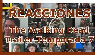 Recopilación de Reacciones: The Walking Dead trailer 7ma temporada /Reactions Mashup