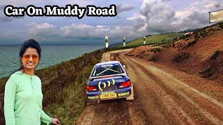 SUBARU CAR DRIVING ON MUDDY ROAD| Dirt Rally 2 | TRUCK GAMER GIRL