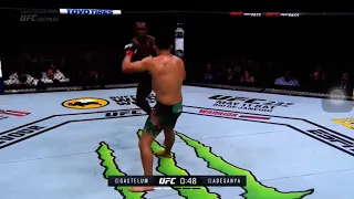 Israel Adesanya Spinning Elbow on Kevin Gastelum