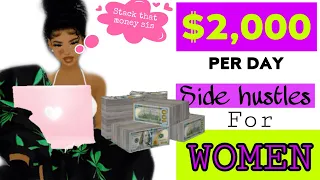 BEST Side 🤑🤑hustles for WOMEN that nobody talks about 🤫| Make money online 2022 2023 | Part 1