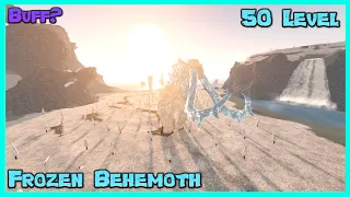 How Strong Is 50 Level Frozen Behemoth | Roblox Kaiju universe