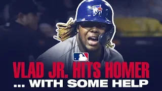 Vlad Jr hits HR.....with some help!