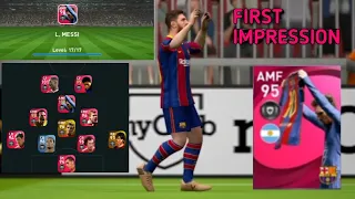 ICONIC MOMENT LIONEL MESSI FIRST IMPRESSION TRAINING AND GAMEPLAY | PES 2021 MOBILE 🔥