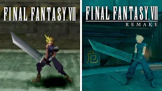 Comparing Final Fantasy 7 to FF7 Remake