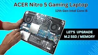 ACER Nitro 5 Gaming Laptop Upgrade NVMe SSD & Memory