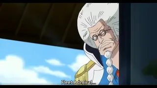 Sengoku teases Fleet admiral Akainu // One Piece