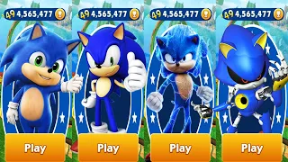 Sonic Dash - Sonic vs Metal Sonic vs Baby Sonic vs Movie Sonic vs All Bosses Zazz Eggman Gameplay