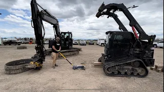 SWAPPING SKID STEER TRACKS THE FASTEST & EASIEST WAY! #engcon