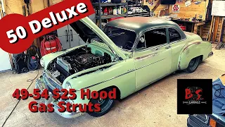 Amazon $25 hood gas strut mod for 49-54 Chevrolet Cars