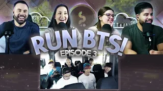 BTS "RUN BTS! Episode 3" Reaction - Someone please save Hobi 🥺 | Couples React