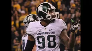 Demetrius Cooper (Michigan State DE) vs Notre Dame 2016