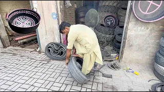 Making a Beautiful Tub from Old Tires!