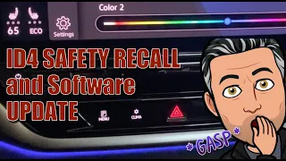 ID4 Safety Recall and Software Update. #id4 #volkswagen #recall