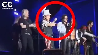 Fans stopped the concert to sing Happy Birthday! to Johnny Depp